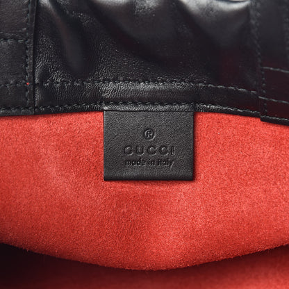 Gucci Calfskin Mens Logo Drawstring Backpack Red 7 of 11