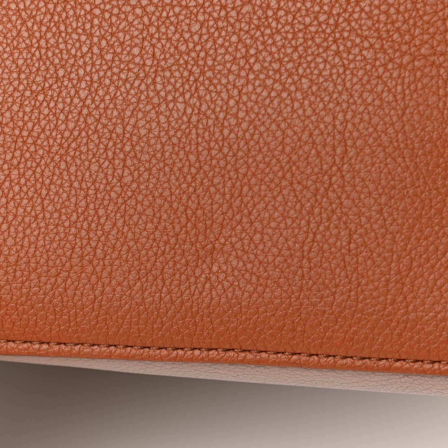 Calfskin Lockme Go Tote Vison
