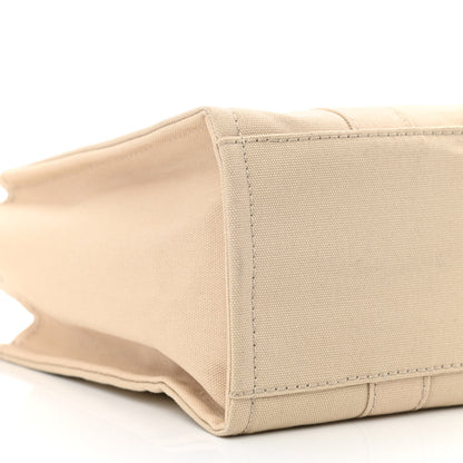 Marc Jacobs Cotton Canvas Medium The Traveler Tote Bag Beige 10 of 15
