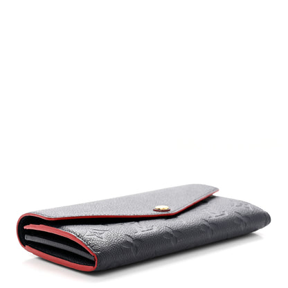 Louis Vuitton Empreinte Sarah Wallet NM Marine Rouge 4 of 13