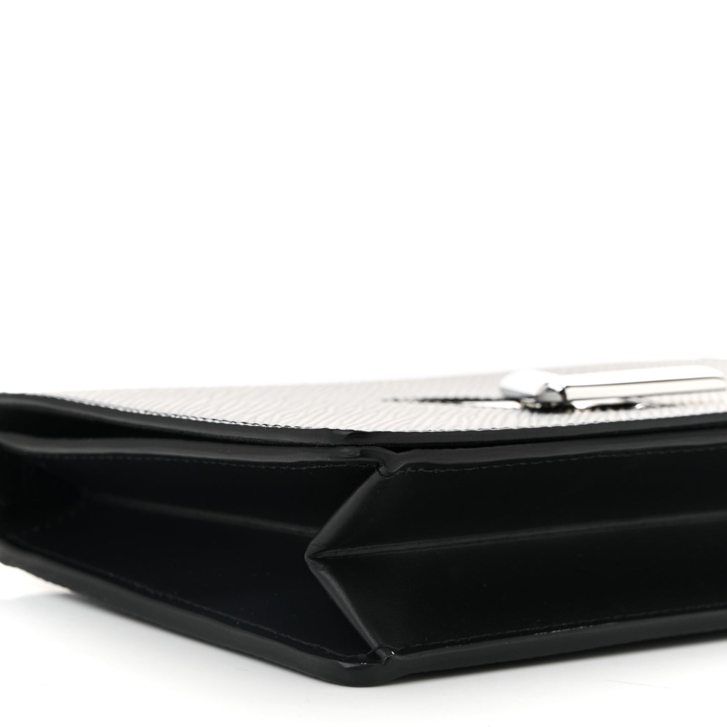 Epi Twist Belt Chain Wallet Black