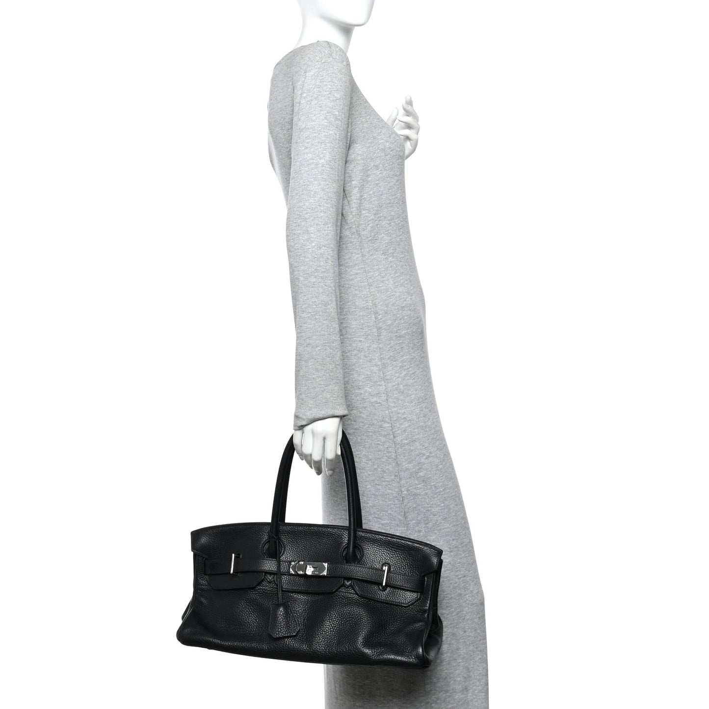 Taurillon Clemence JPG Birkin 42 Black