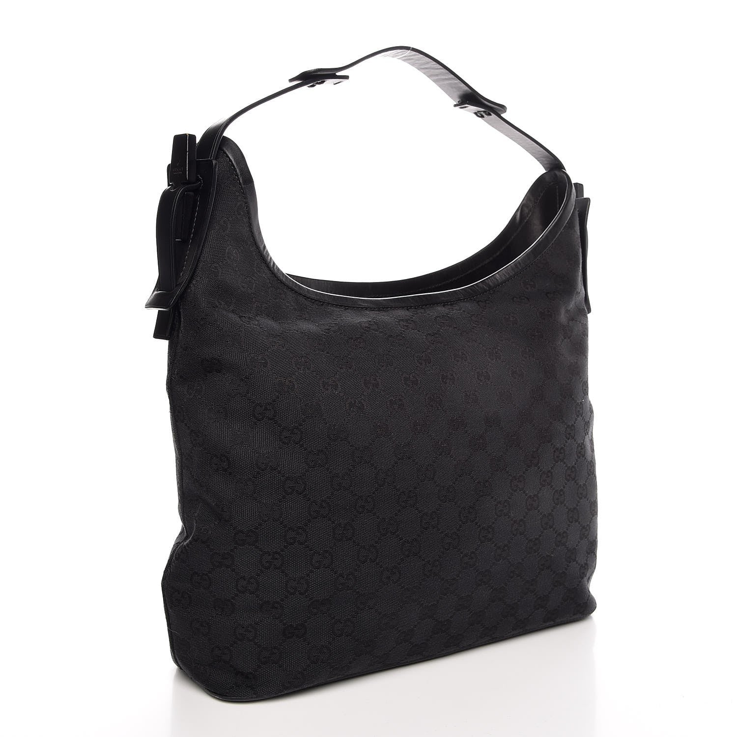 Gucci Monogram Small Hobo Black 2 of 17