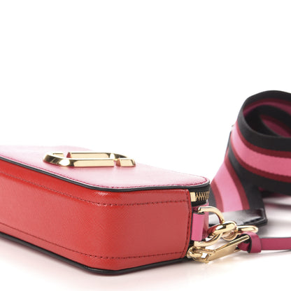 Marc Jacobs Saffiano Small Snapshot Camera Bag Hibiscus Multicolor 10 of 11