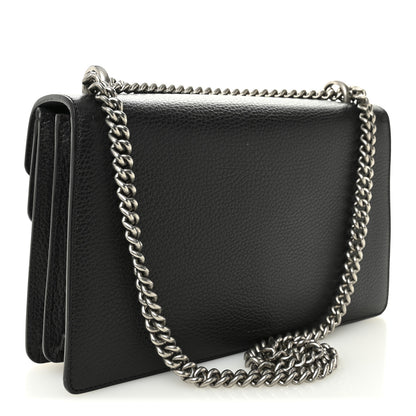 Gucci Pebbled Calfskin Small Dionysus Shoulder Bag Black 3 of 13