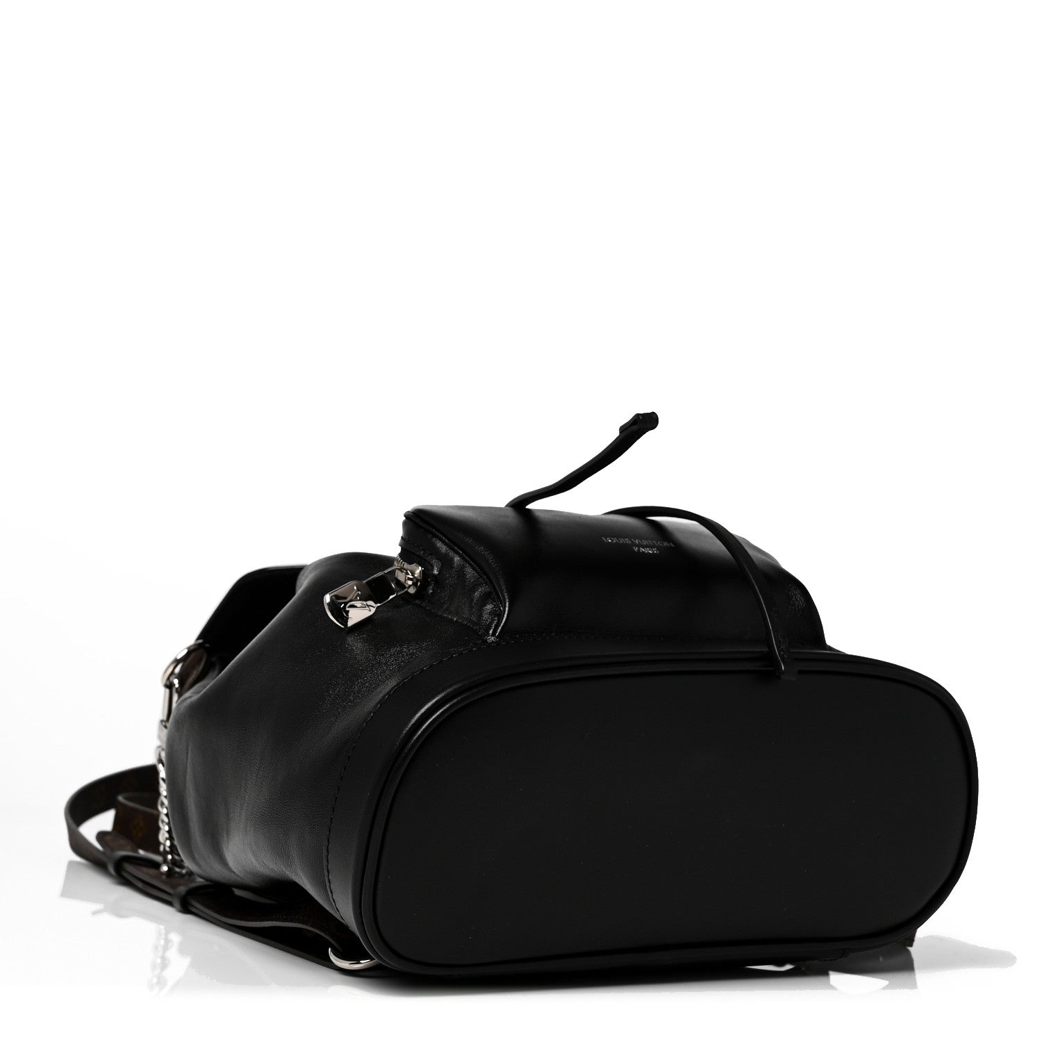 Louis Vuitton Lambskin Monogram Montsouris Vibe PM Black 4 of 10
