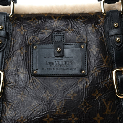 Louis Vuitton Patent Monogram Shearling Sac Thunder 8 of 10