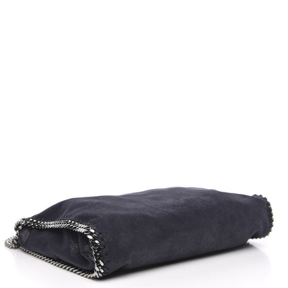Stella McCartney Shaggy Deer Falabella Fold Over Tote Navy 4 of 9