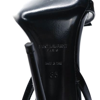 Saint Laurent Vernice Crystal Gippy 110 Sandals 35 Black 6 of 8