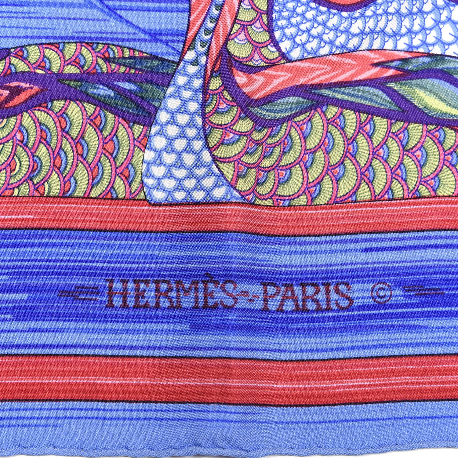 Hermes Silk La Mare aux Canards Scarf 90 2 of 6