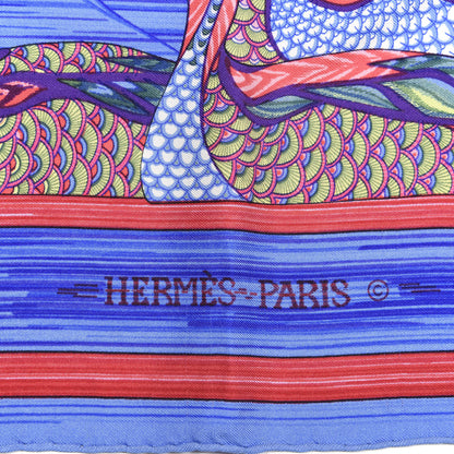 Hermes Silk La Mare aux Canards Scarf 90 2 of 6