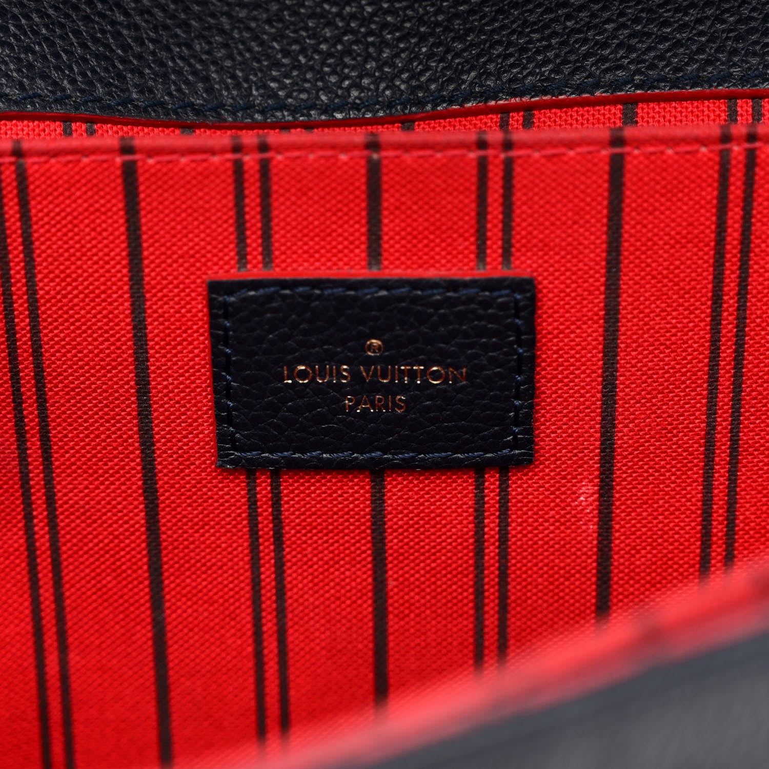Louis Vuitton Empreinte Pochette Metis Marine Rouge 7 of 19