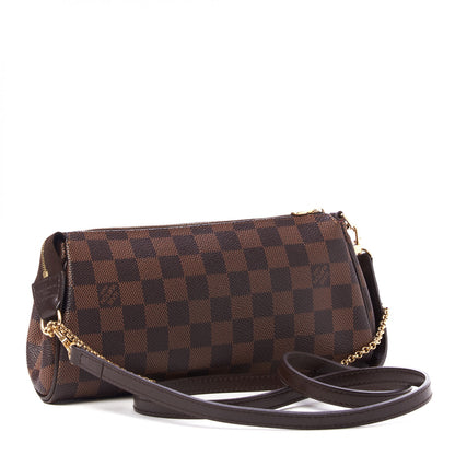 Louis Vuitton Damier Ebene Eva Clutch 3 of 8