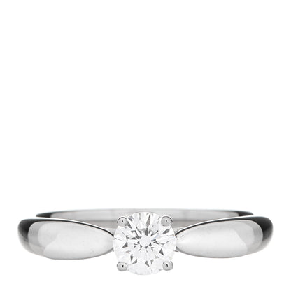 Tiffany Platinum Diamond .38ct Harmony Solitaire Engagement Ring 52 6 1 of 6