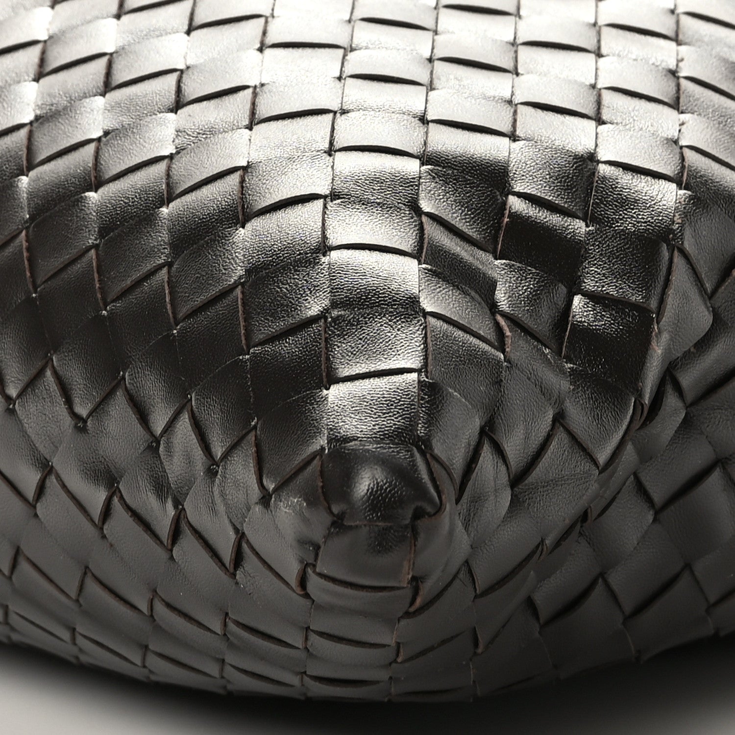 Bottega Veneta Calfskin Intrecciato Large Hop Ebano 8 of 8