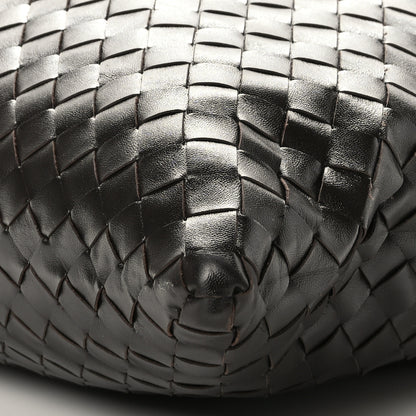 Bottega Veneta Calfskin Intrecciato Large Hop Ebano 8 of 8