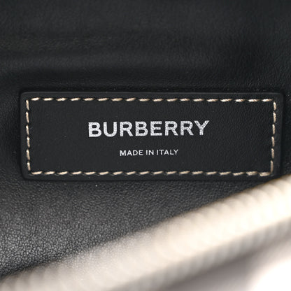 Burberry E-canvas Check Sound Crossbody Dark Birch Brown 6 of 11