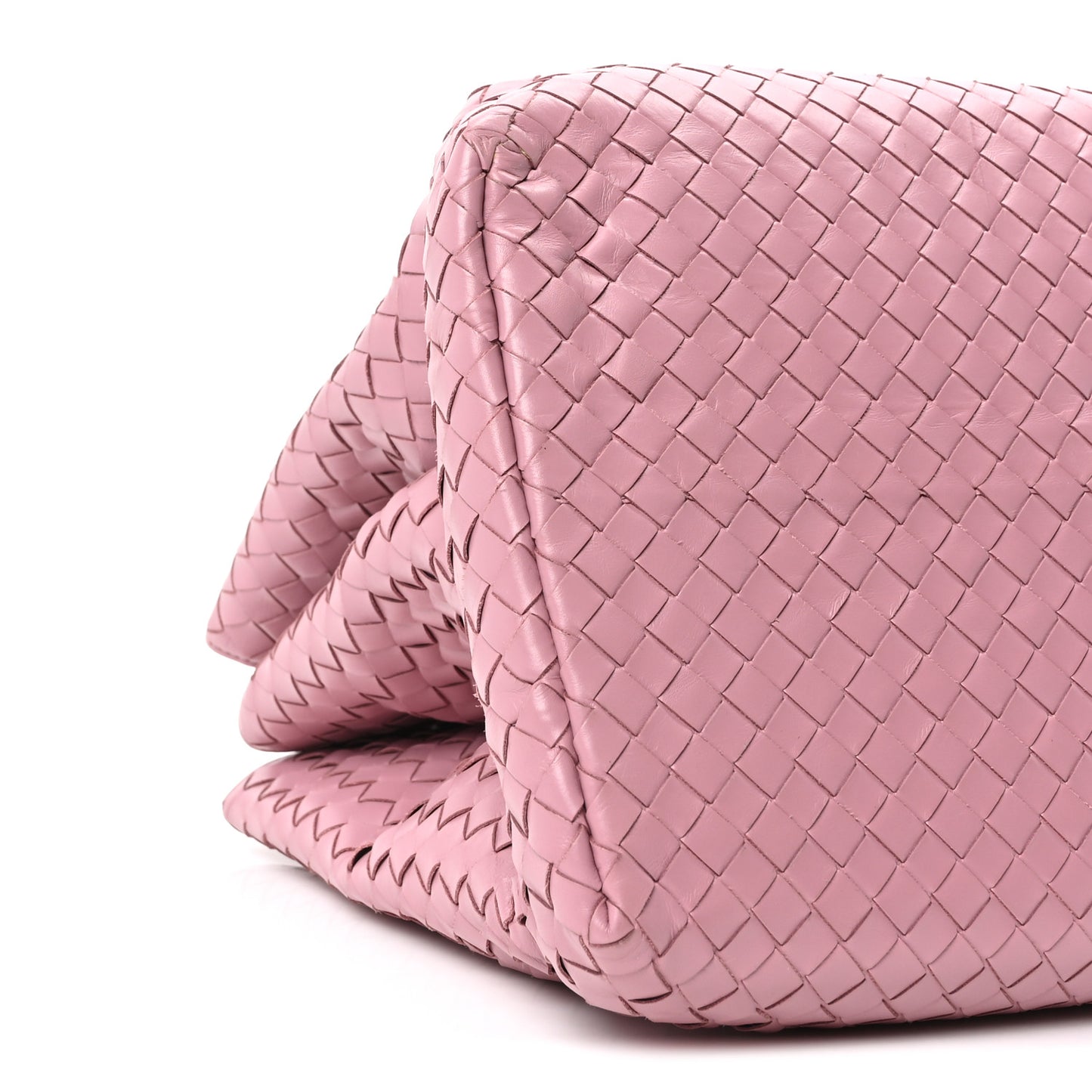 Light Calf Intrecciato Medium Roma Mallow