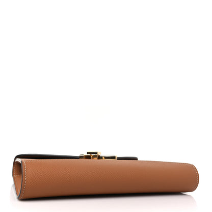 Moynat Carat Calfskin Gabrielle Clutch Cannelle 4 of 9