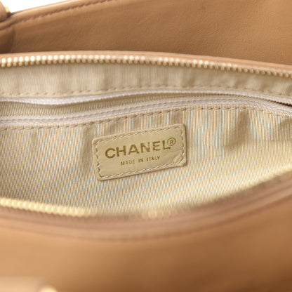 Chanel Lambskin Chocolate Bar Quilted Bag Beige 8 of 12
