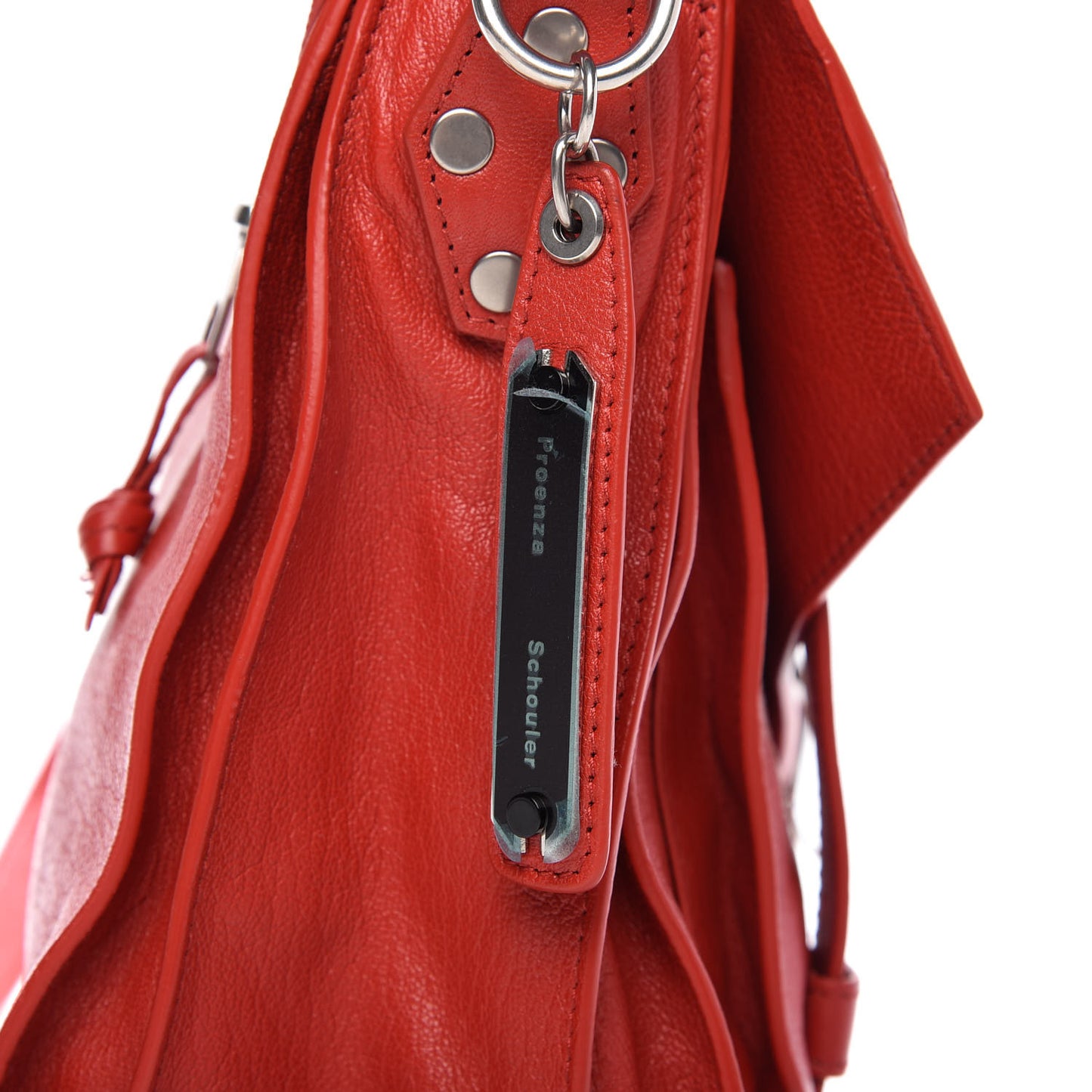 Lambskin Medium PS1 Satchel Red