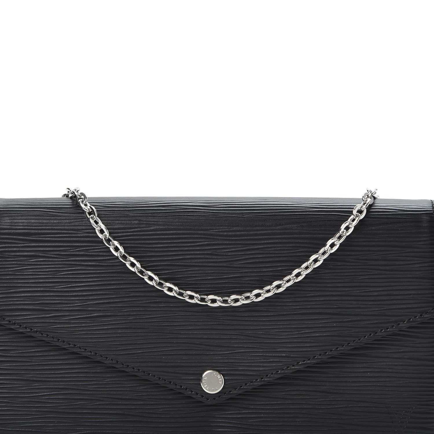 Louis Vuitton Epi Pochette Felicie Black 10 of 11
