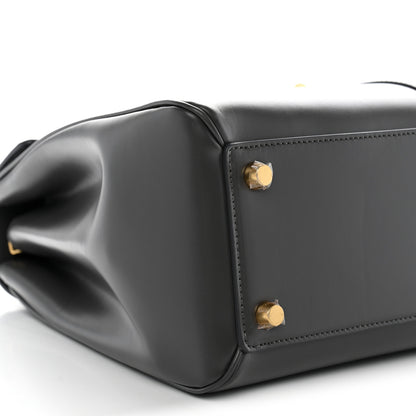 Celine Satinated Calfskin Medium 16 Top Handle Bag Medium Grey 9 of 10