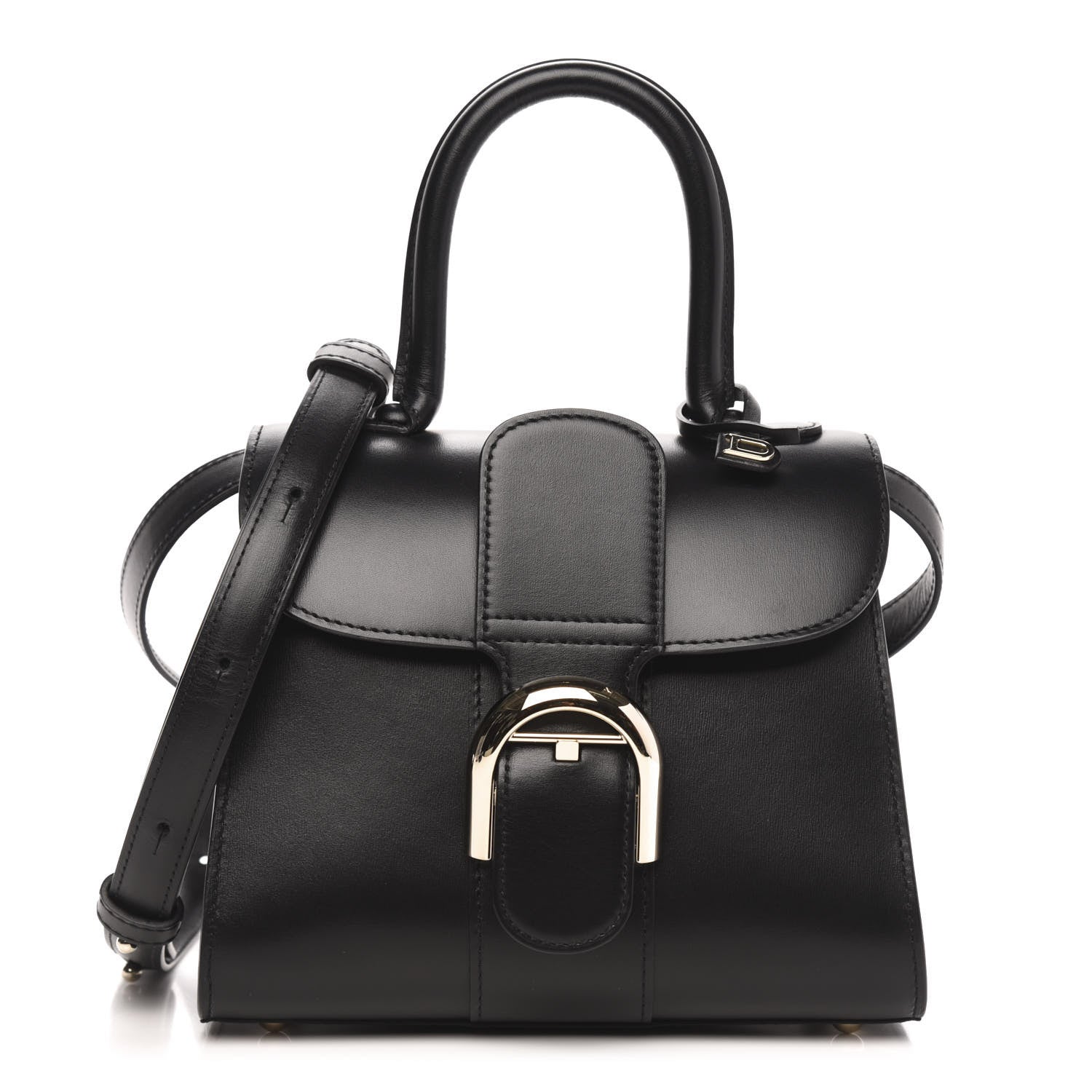 Delvaux Box Calfskin Mini Brillant Satchel Black 1 of 9
