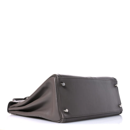 Hermes Swift Horseshoe Lakis Kelly 35 Etain 4 of 10