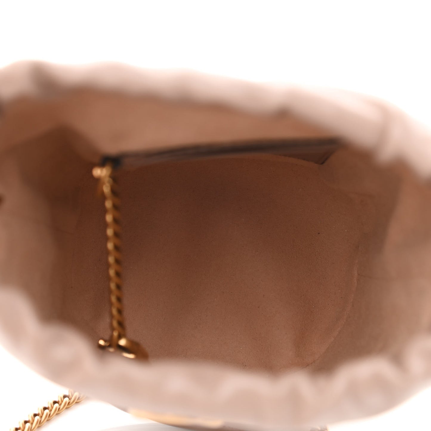 Calfskin Matelasse Mini GG Marmont 2.0 Bucket Bag Porcelain Rose