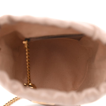 Gucci Calfskin Matelasse Mini GG Marmont 2.0 Bucket Bag Porcelain Rose 5 of 11