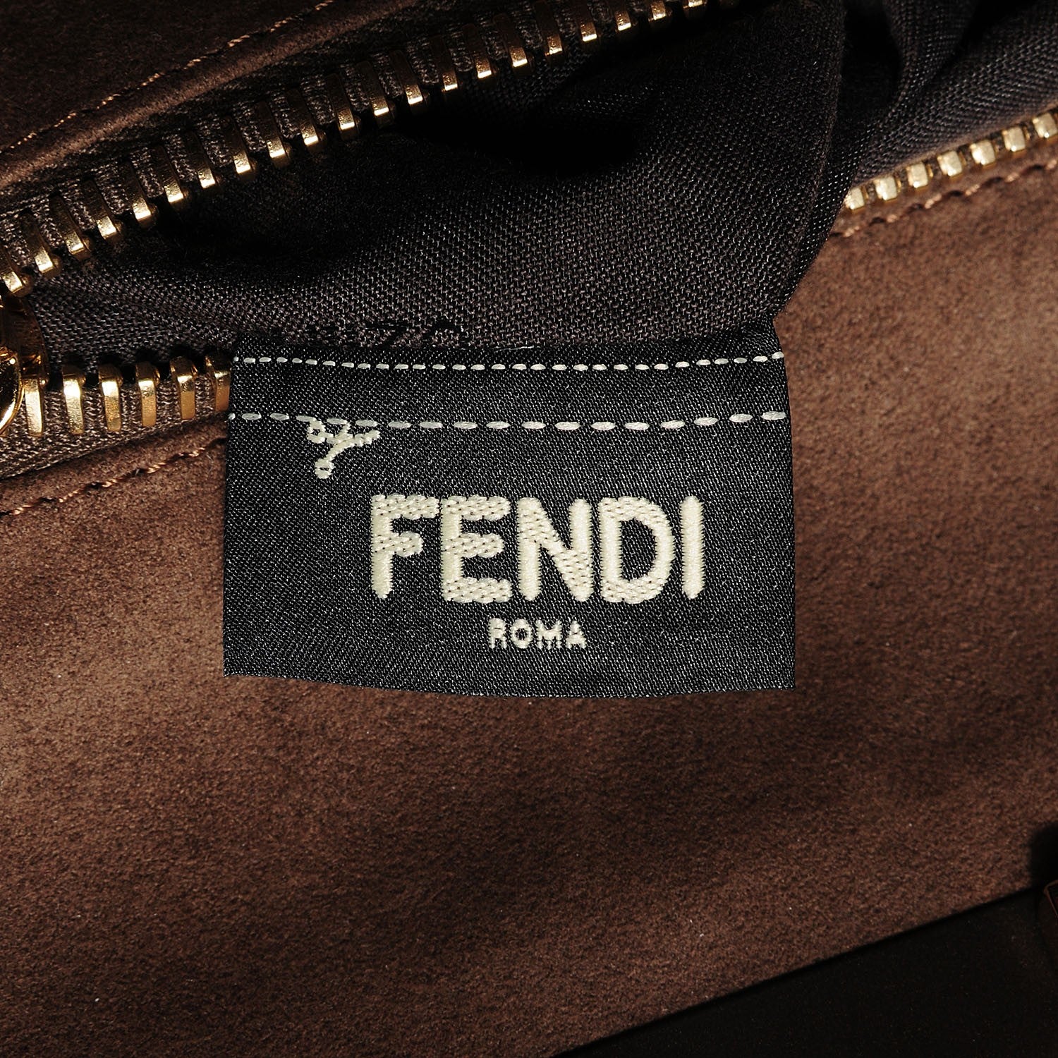 Fendi Vitello Dolce Large Peekaboo Iconic Satchel Corteccia 7 of 9
