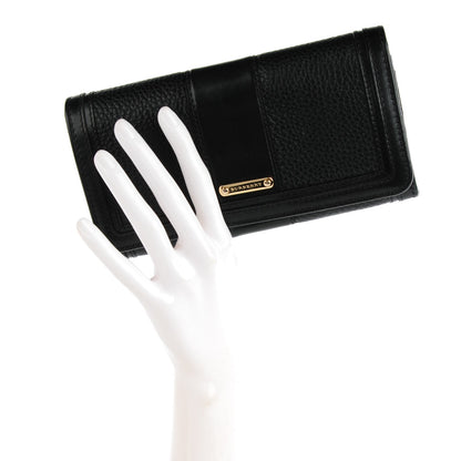 Burberry Grainy Calfskin Continental Wallet Black 2 of 7