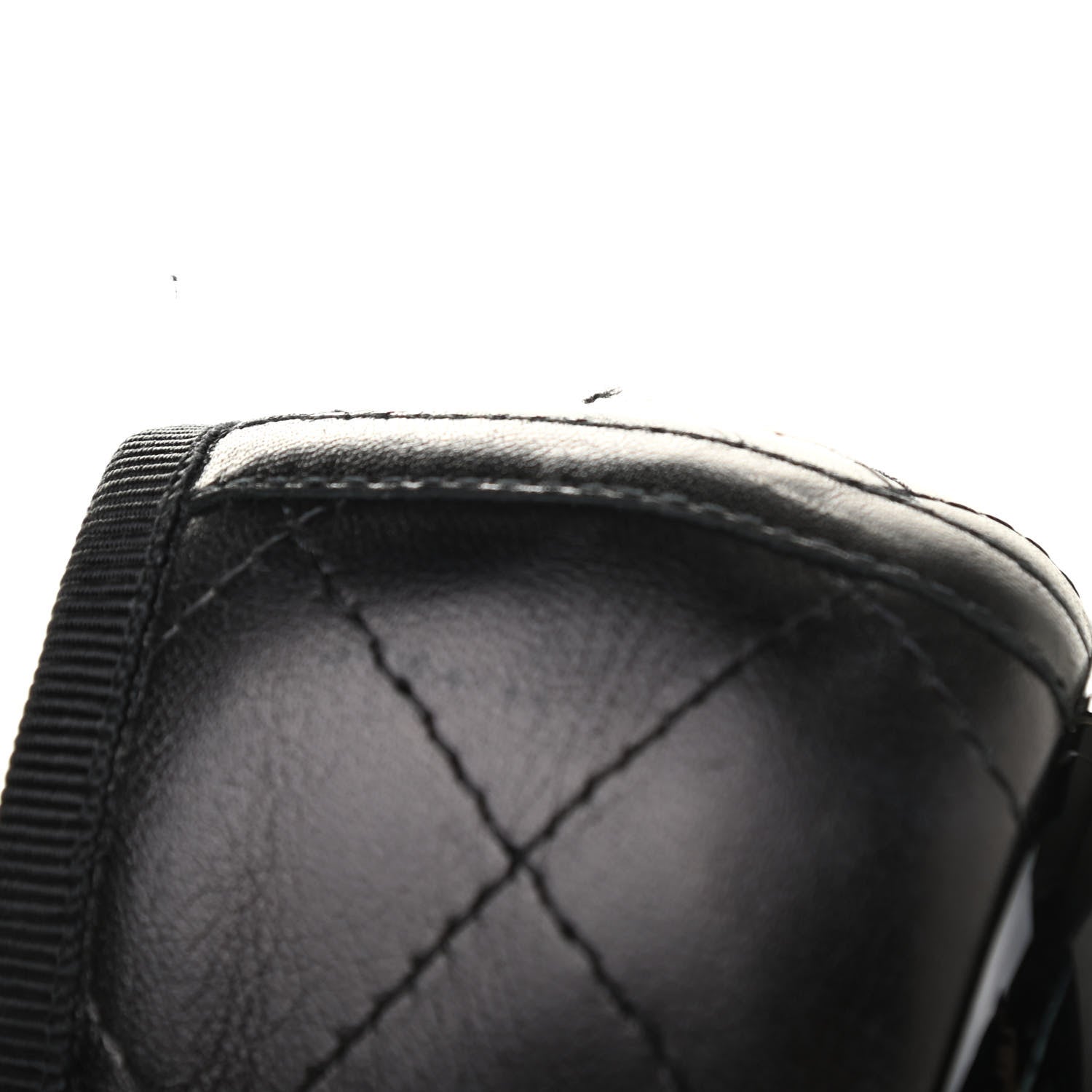 Chanel Lambskin Quilted Cambon Ballerina Flats 38 Black 11 of 11