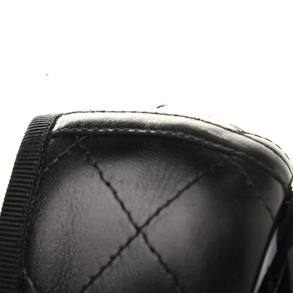 Chanel Lambskin Quilted Cambon Ballerina Flats 38 Black 11 of 11