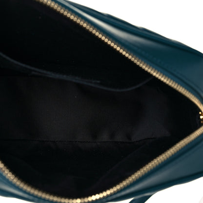 Saint Laurent Calfskin Matelasse Monogram Lou Camera Bag Sea Turquoise 5 of 12