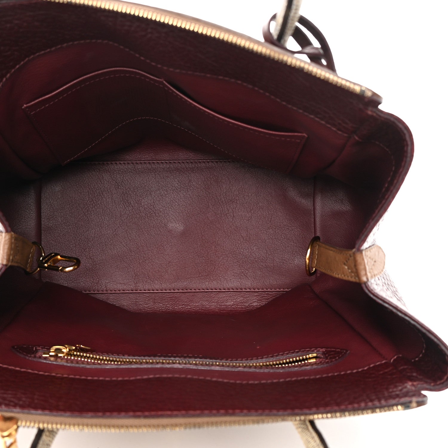 Louis Vuitton Ostrich Lizard Majestueux Tote MM Bordeaux 5 of 13