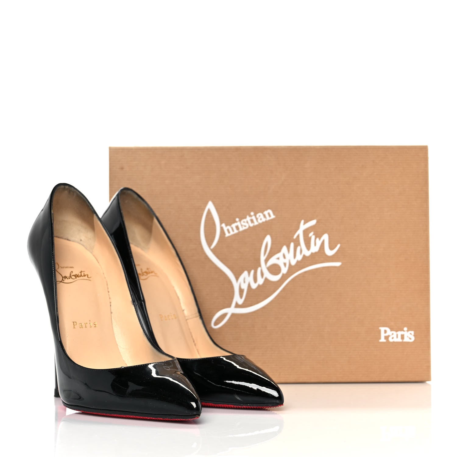 Christian Louboutin Patent Pigalle 120 Pumps 38.5 Black 8 of 8
