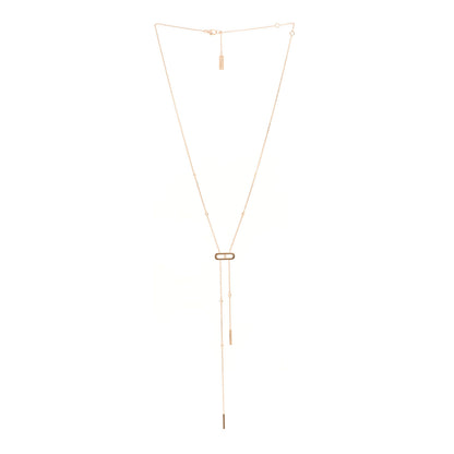 Messika 18K Rose Gold Diamond Lariat Move Necklace 3 of 5