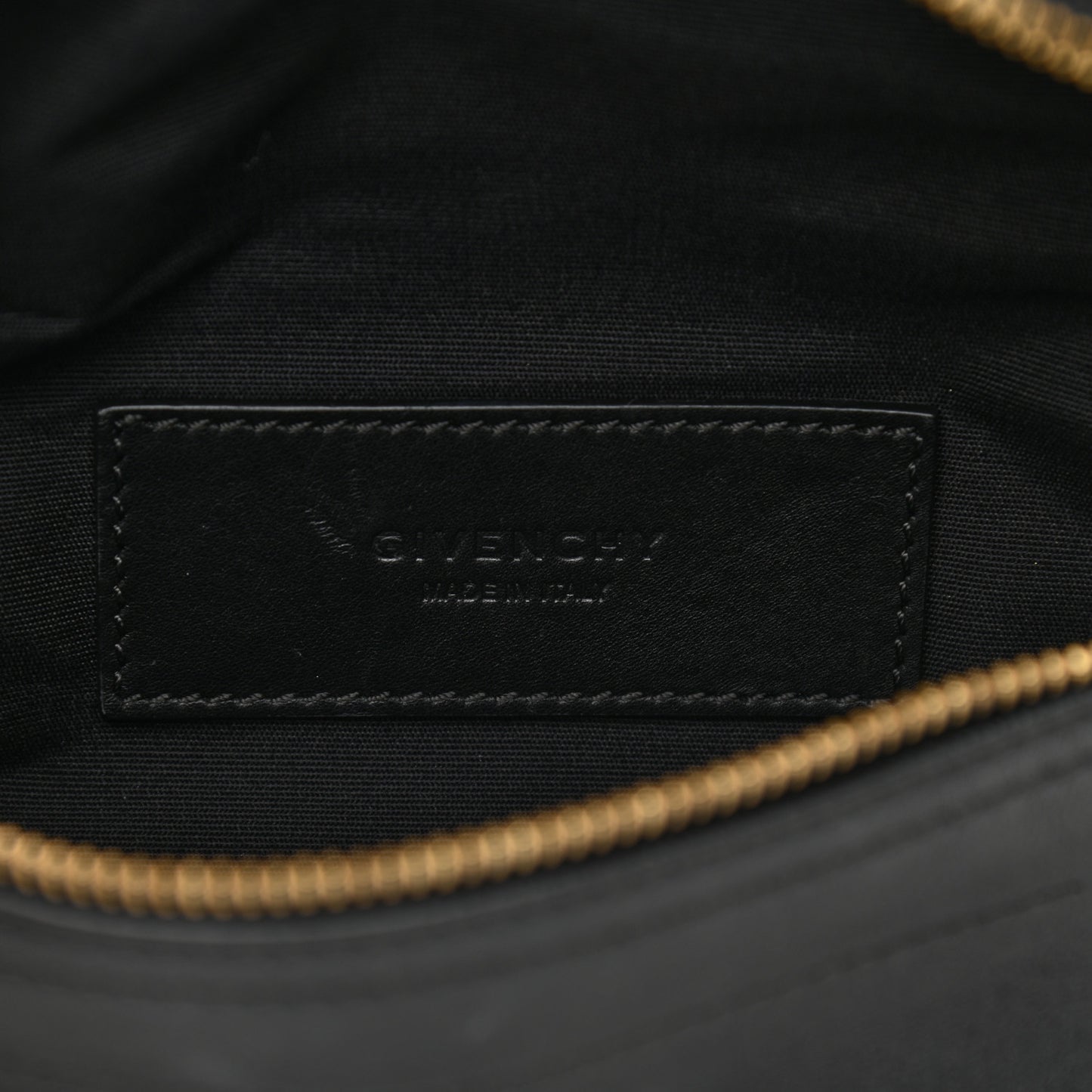 Calfskin Mini Whip Belt Bag Black