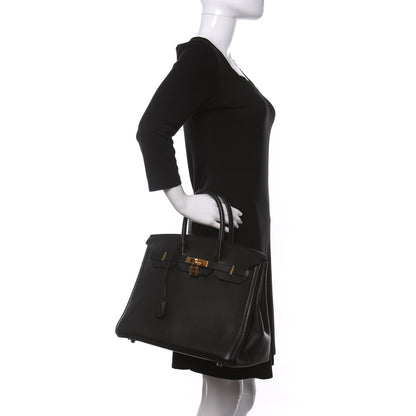 Hermes Togo Birkin 35 Black 2 of 11