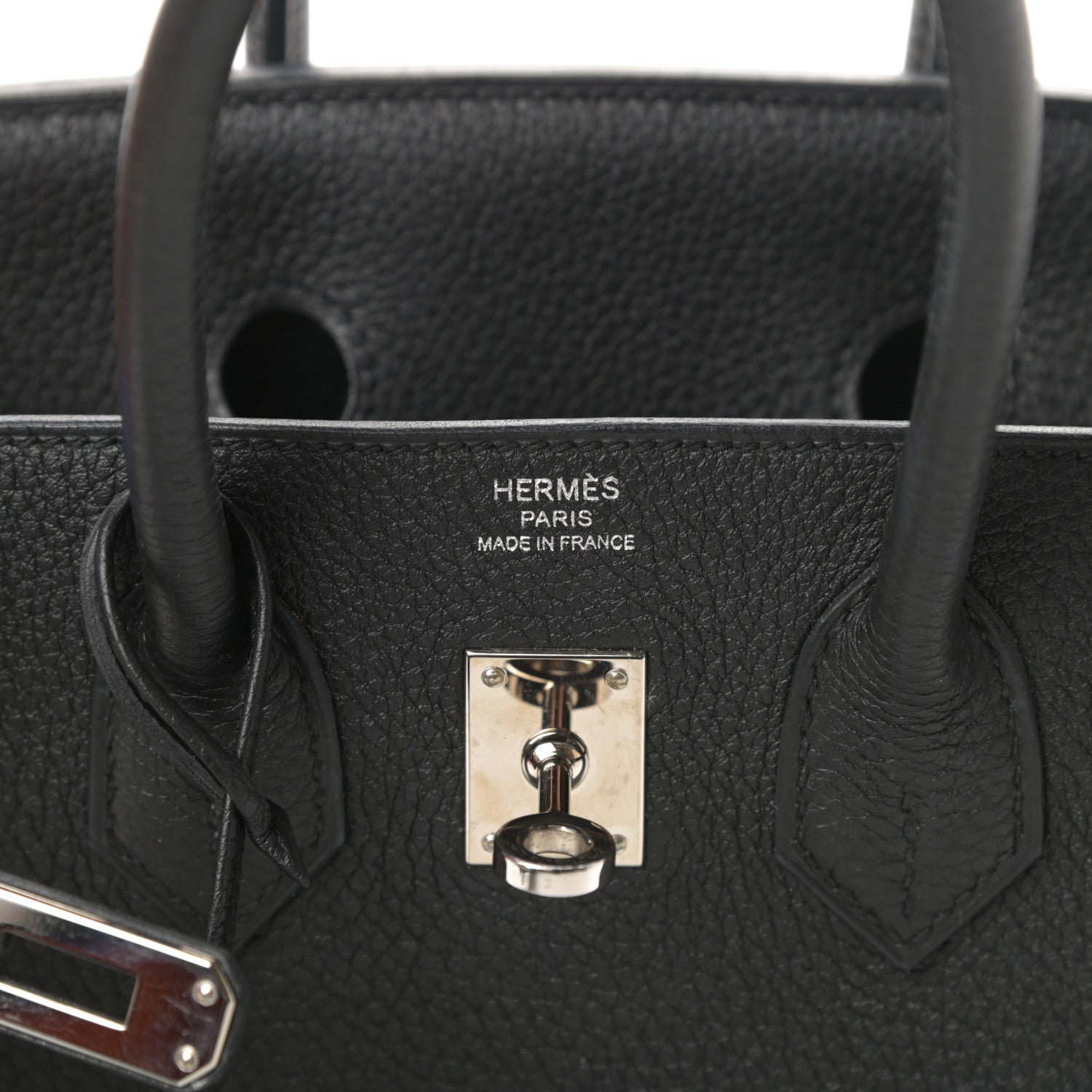 Hermes Togo Birkin 25 Black 6 of 12