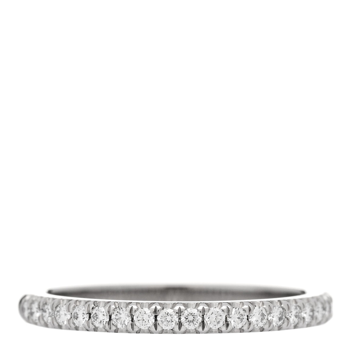 Platinum Diamond .17ctw Soleste Half Eternity Band Ring 52 6