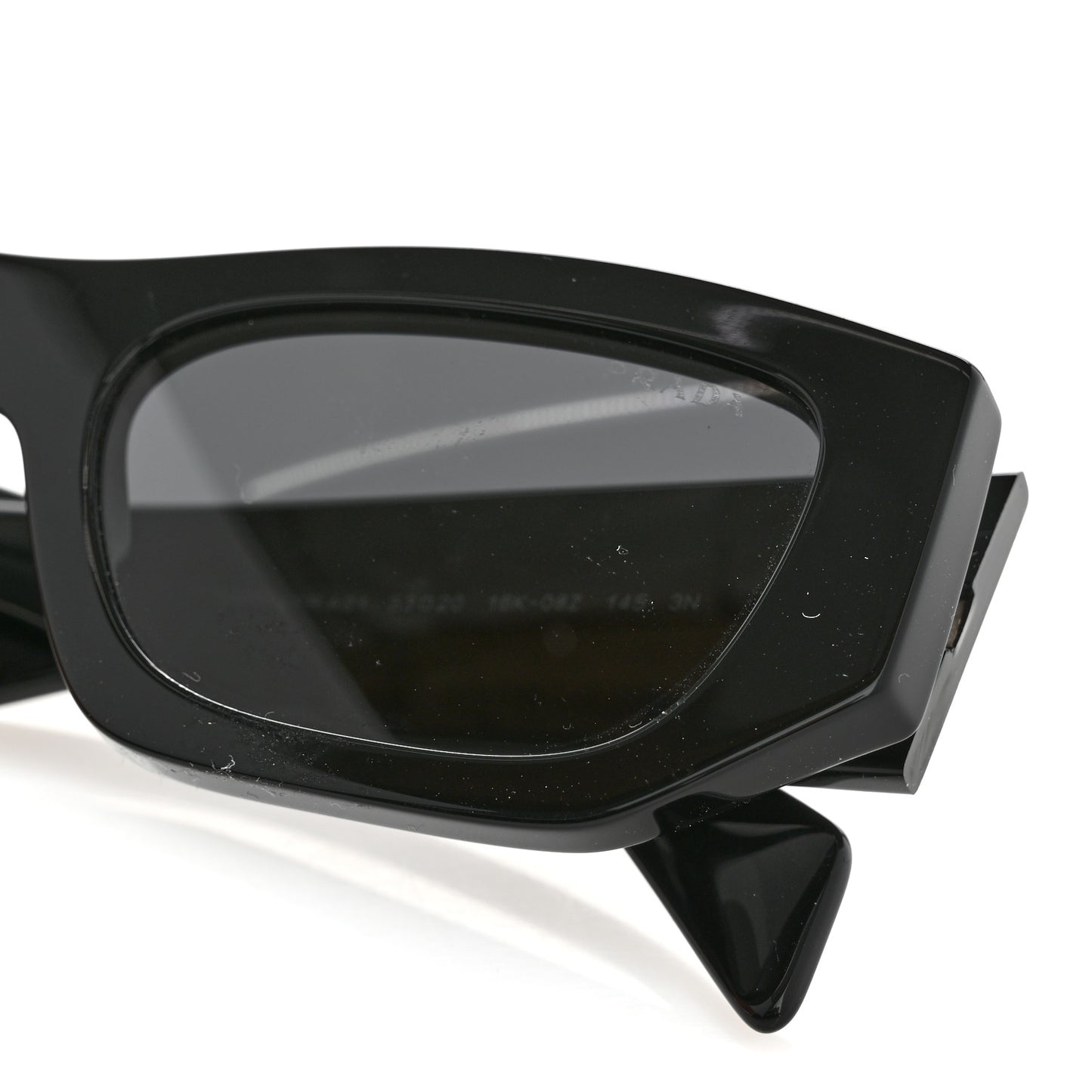 Acetate Pillow Sunglasses SPR A01 Black
