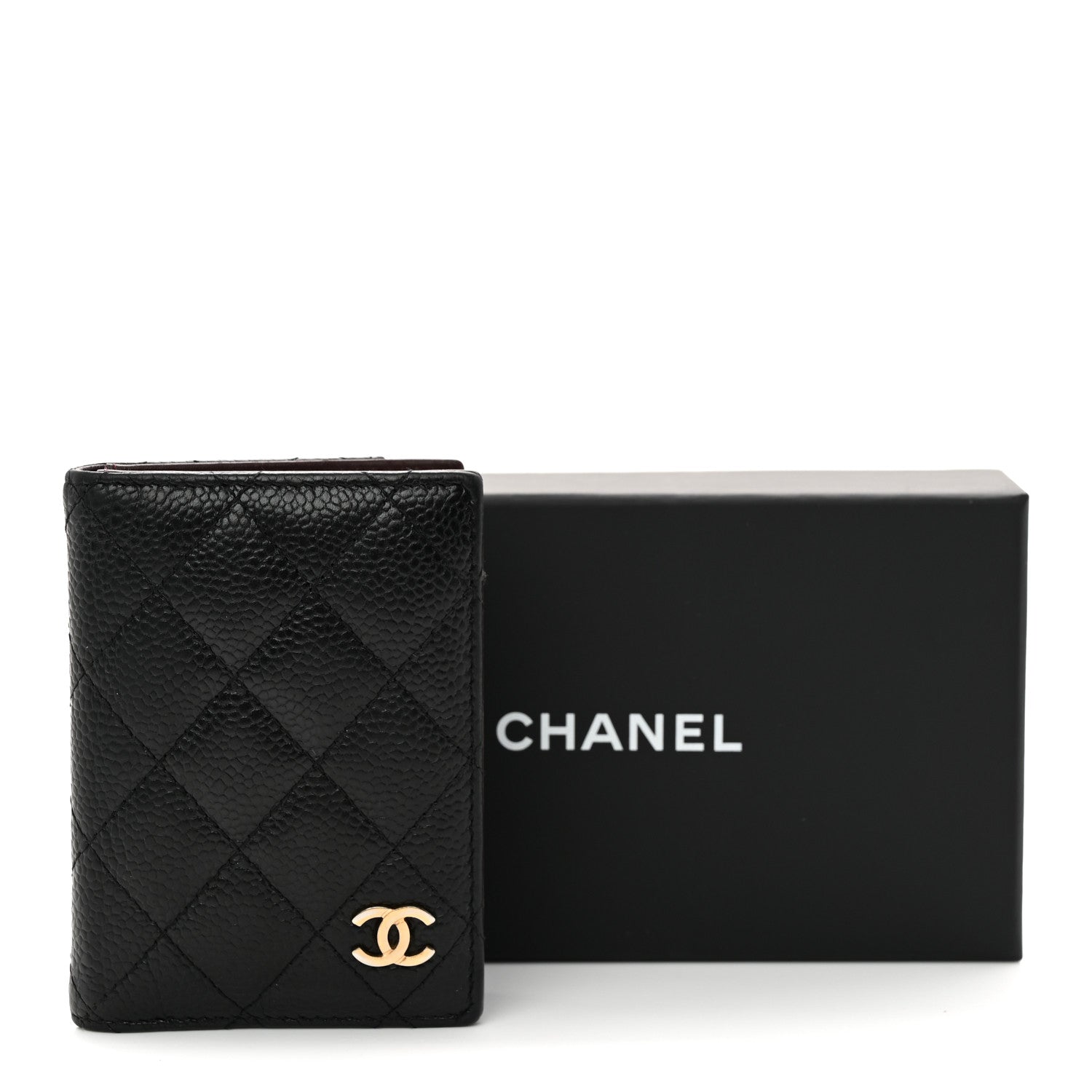 Chanel Caviar Quilted Card Holder Wallet Black 3 of 11