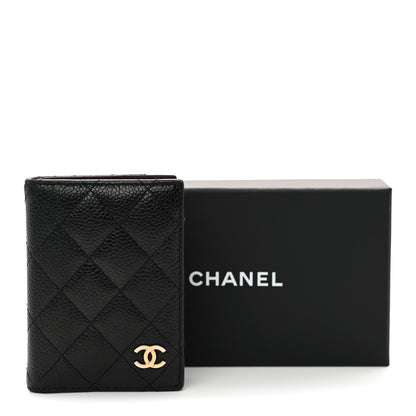 Chanel Caviar Quilted Card Holder Wallet Black 3 of 11