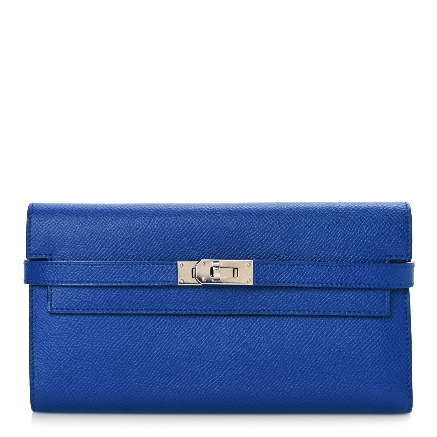 Hermes Epsom Kelly Longue Wallet Bleu Saphir 1 of 8