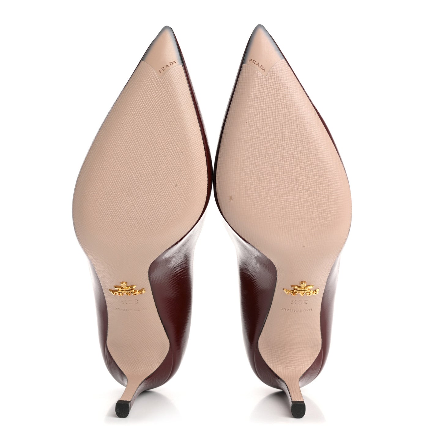 Saffiano Vernice Pumps 36.5 Rosso