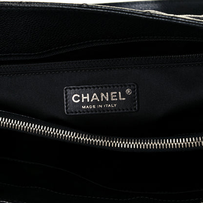 Chanel Caviar Quilted Grand Shopping Tote GST Black 6 of 10