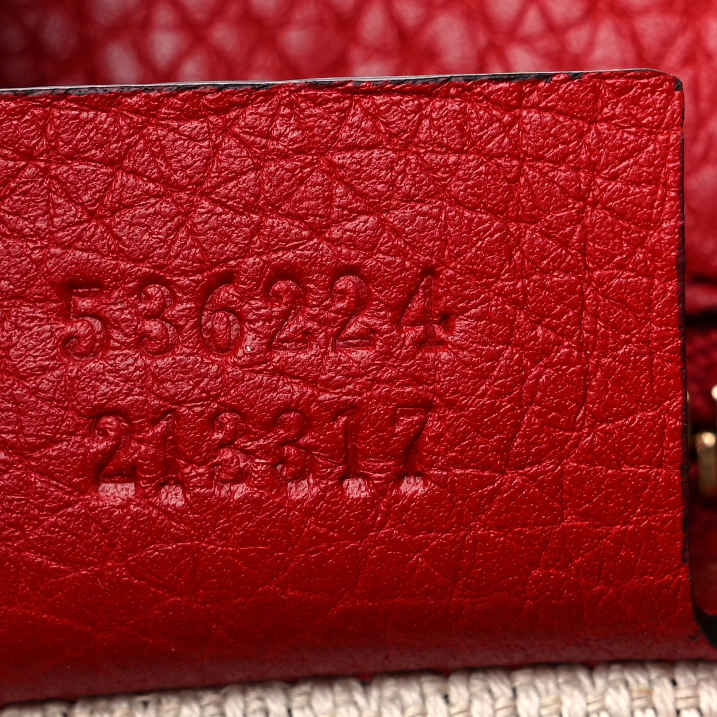 Pebbled Calfskin Medium Soho Flap Crossbody Vibrant Red